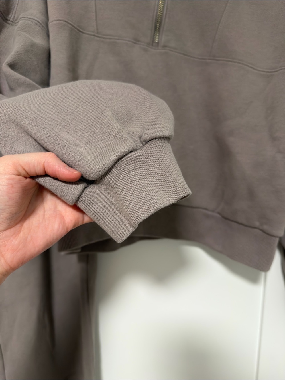 Quarter-Zip Sweatshirt & Sweatpants Set - Picture 5 of 11